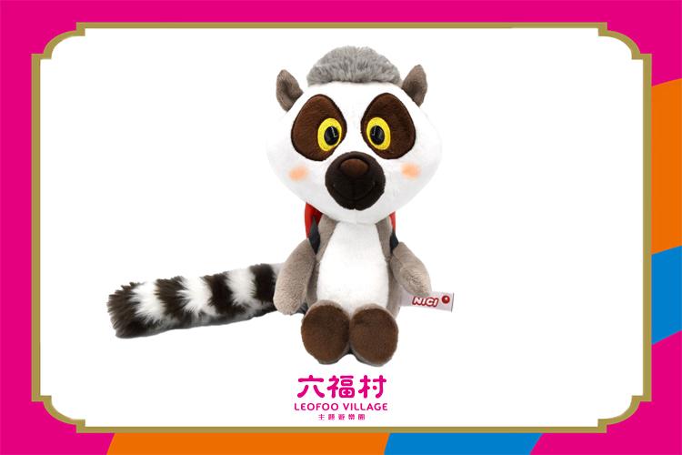 【六福村】動物明星背包裝坐姿玩偶25cm全系列