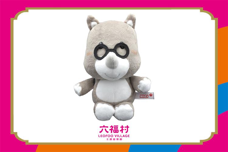 【六福村】動物明星背包裝坐姿玩偶25cm全系列