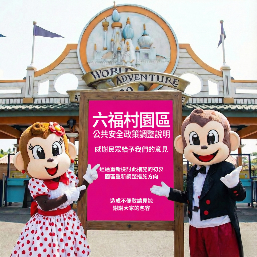 《更新！六福村公共安全措施公告》